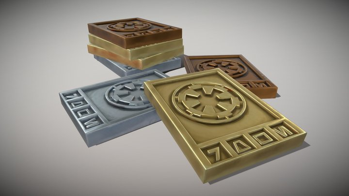 Star Wars Imperial Credits 3D Model