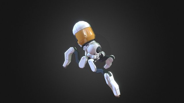 Suicidel Spider Bot 3D Model