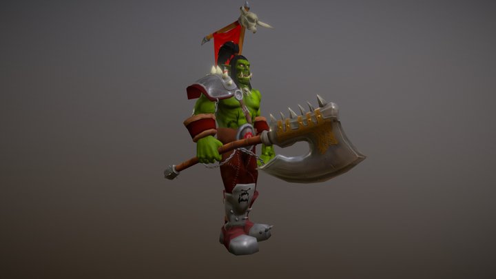 Grom Hellscream 3D Model