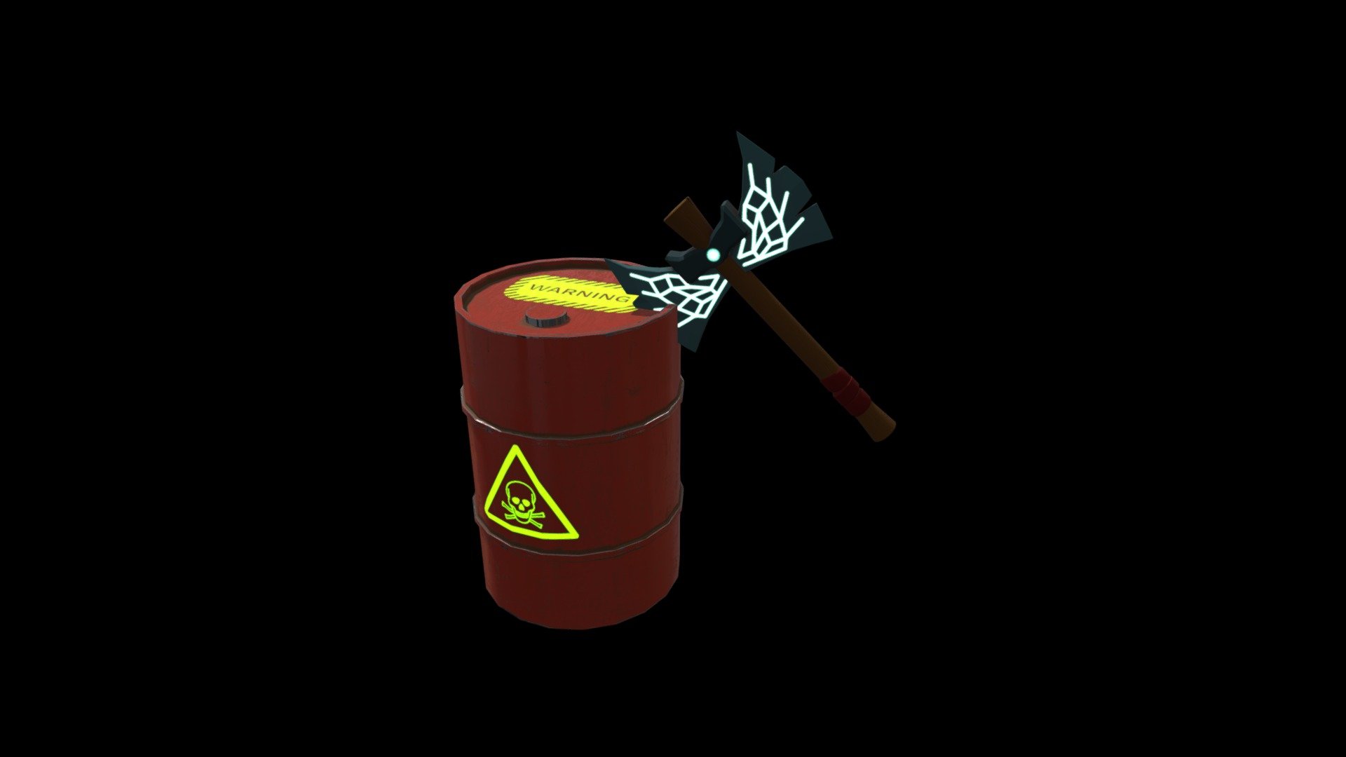 Axe stuck
