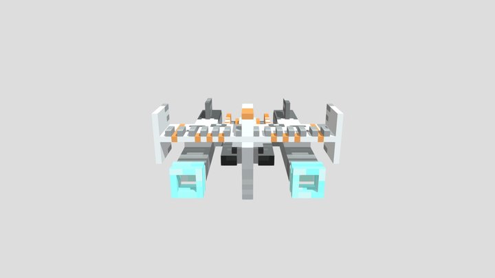 Spaceship 3D Model