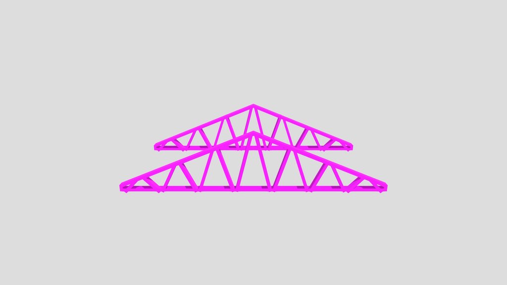 D158 Roof Truss Fbx