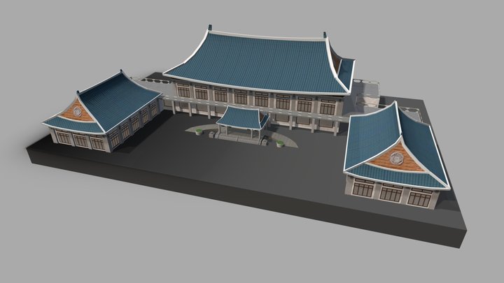 ELVIS Korean president residence (청와대) 3D Model