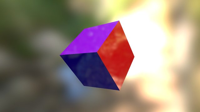 Colorful cube 3D Model