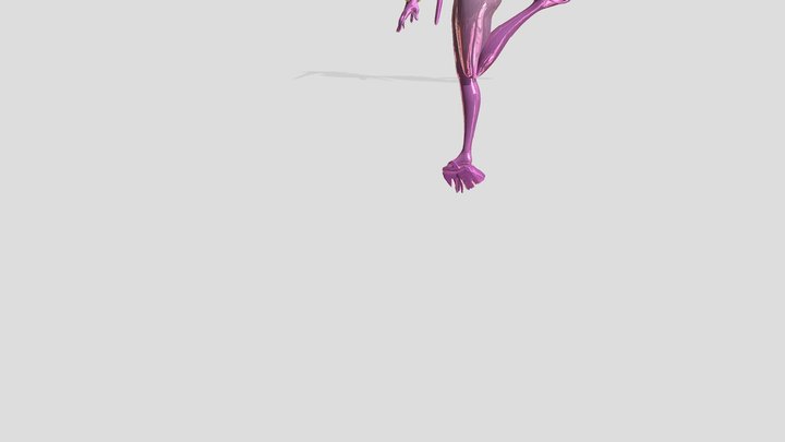 Female Standing Pose 3D Model