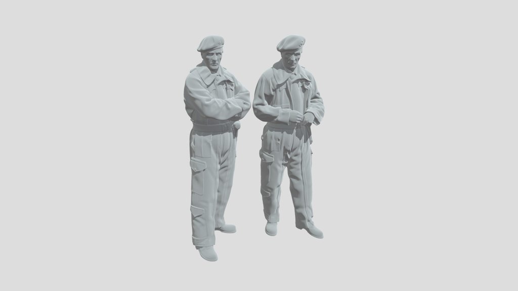 Two Tankers in tank suits