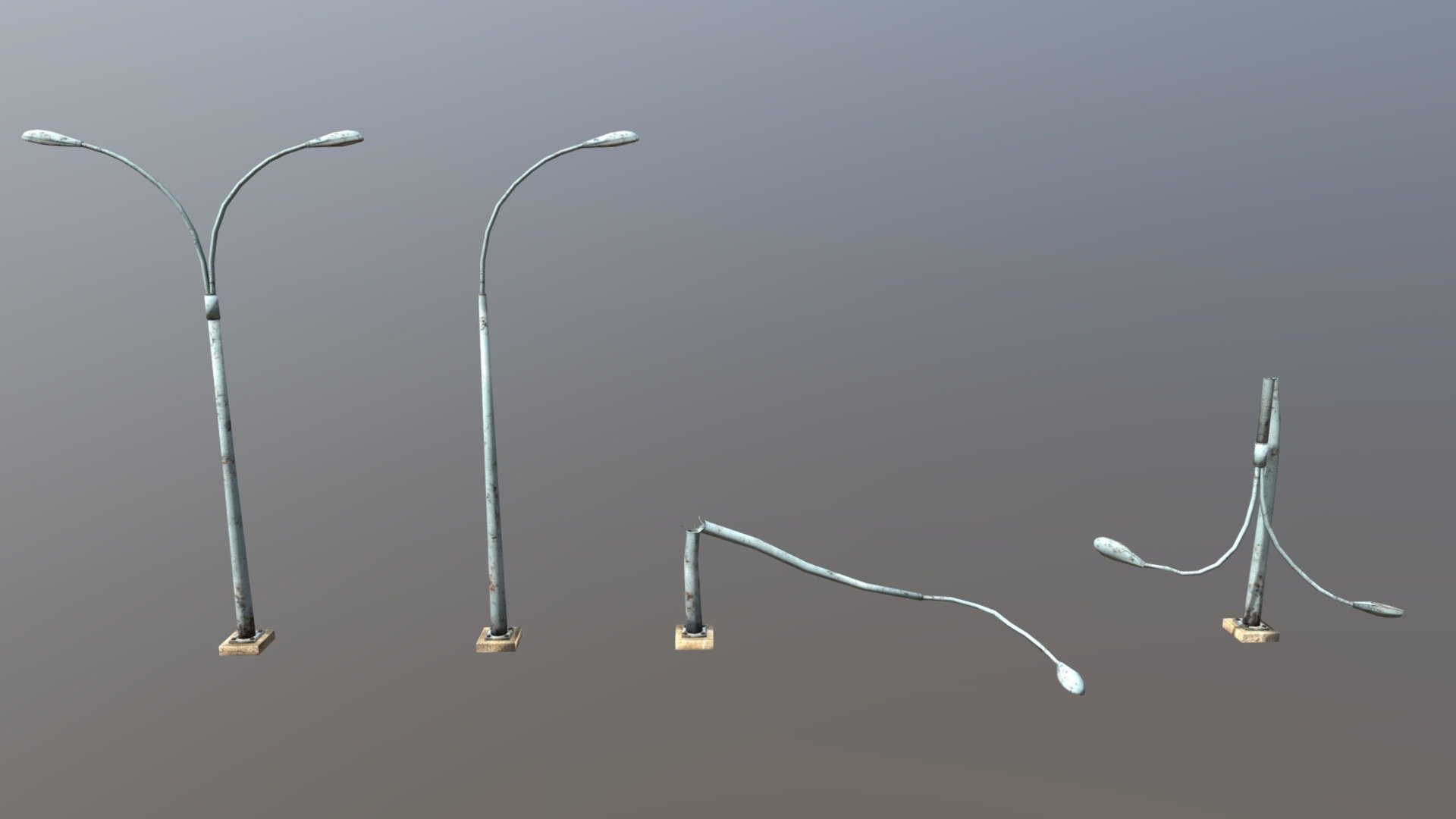 Light Poles 01 Buy Royalty Free 3D model by aaanimators [e166300