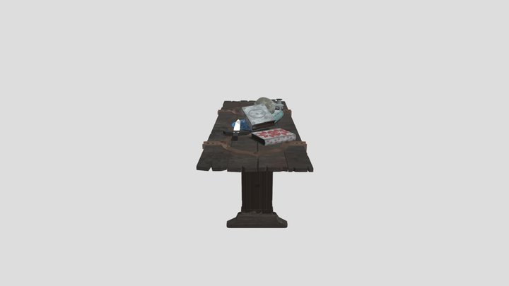 September Wizard's Table 3D Model