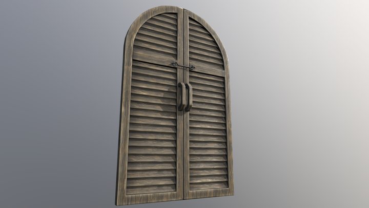 Window Shutters 3D Model