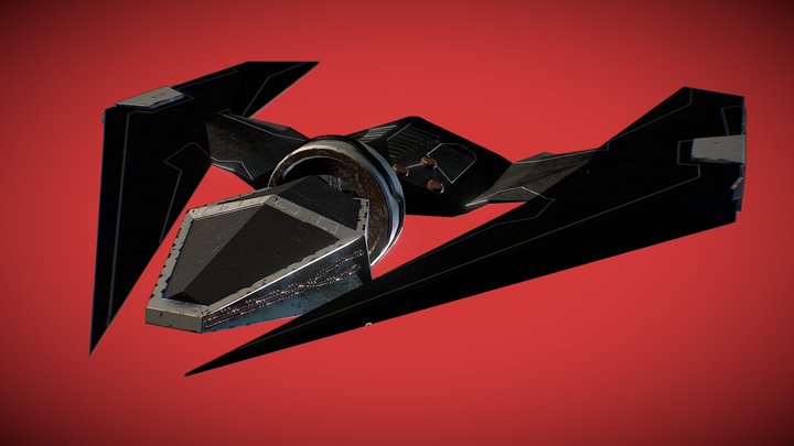 final space ship 3D Model