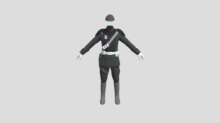 SWTOR IMPERIAL OFFICER OUTFIT 3D Model