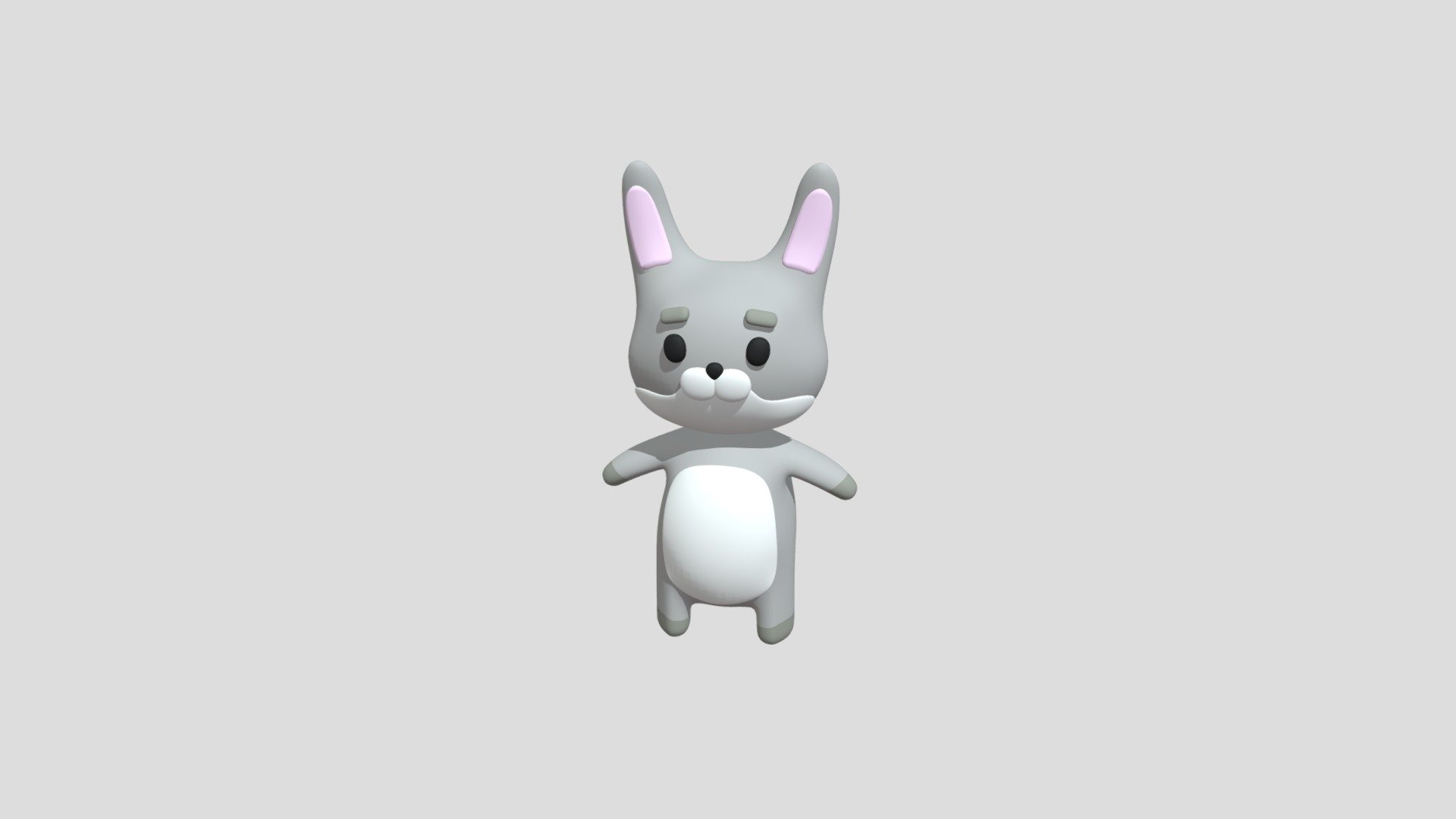 3D Bunny - 3D model by acherenkova (@crimsonlumos) [e168785] - Sketchfab