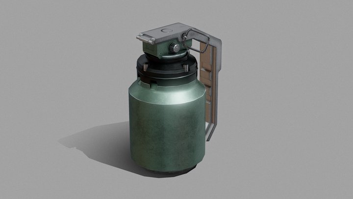 German WWII M24 Anti-Tank Bundle Grenade - 3D model by apesina94 [047a92d]  - Sketchfab