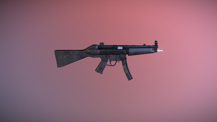 MP5 3D Model