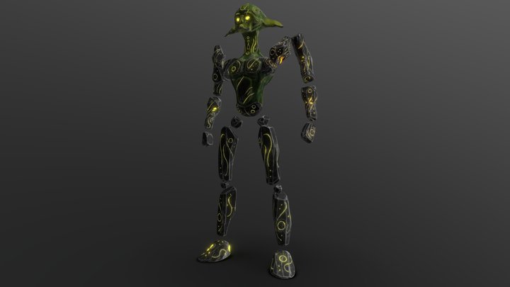 Stone Elf 3D Model