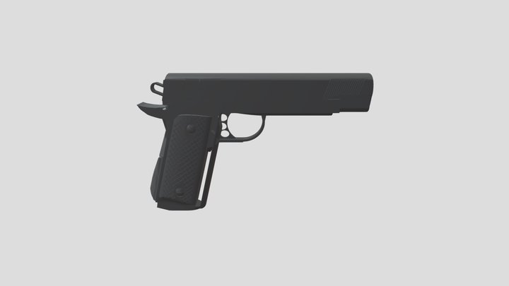 M1911 _stl(for 3Dprinting) 3D Model