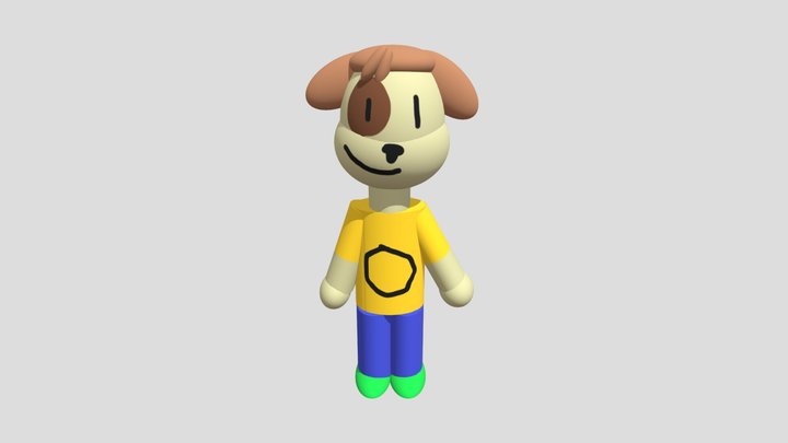 дружок в моём стиле 3D Model