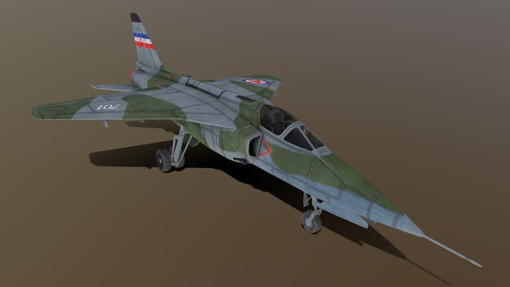 Soko J-22B Orao – Modelo 3D gratuito STL