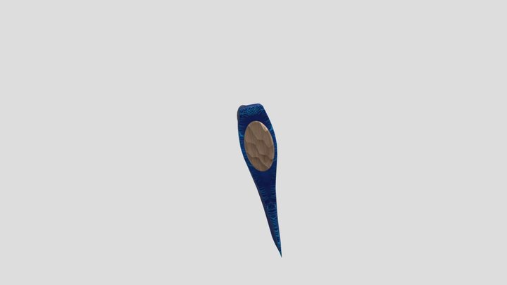 Runic ice hatchet (new) 3D Model