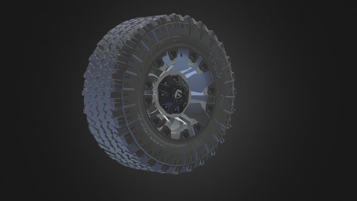Tire Detailed 3D Model