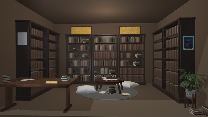 Contrato de donación 3D Model