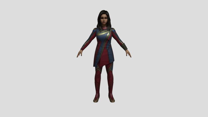 Marvel Future Fight-Kamala (The Marvels) 3D Model