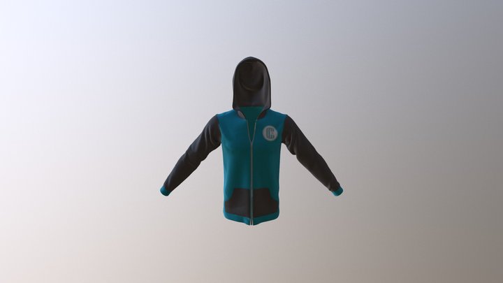Camisa - Zip Hoodie_F 3D Model