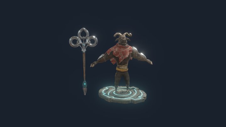 Ba'o | The Blind Guardian 3D Model