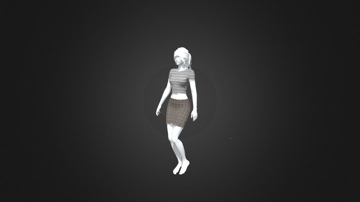 MetaClouth_Demo Woman 3D Model