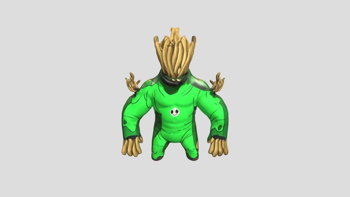 Ben 10 Alien Spongeyhead 3D Model