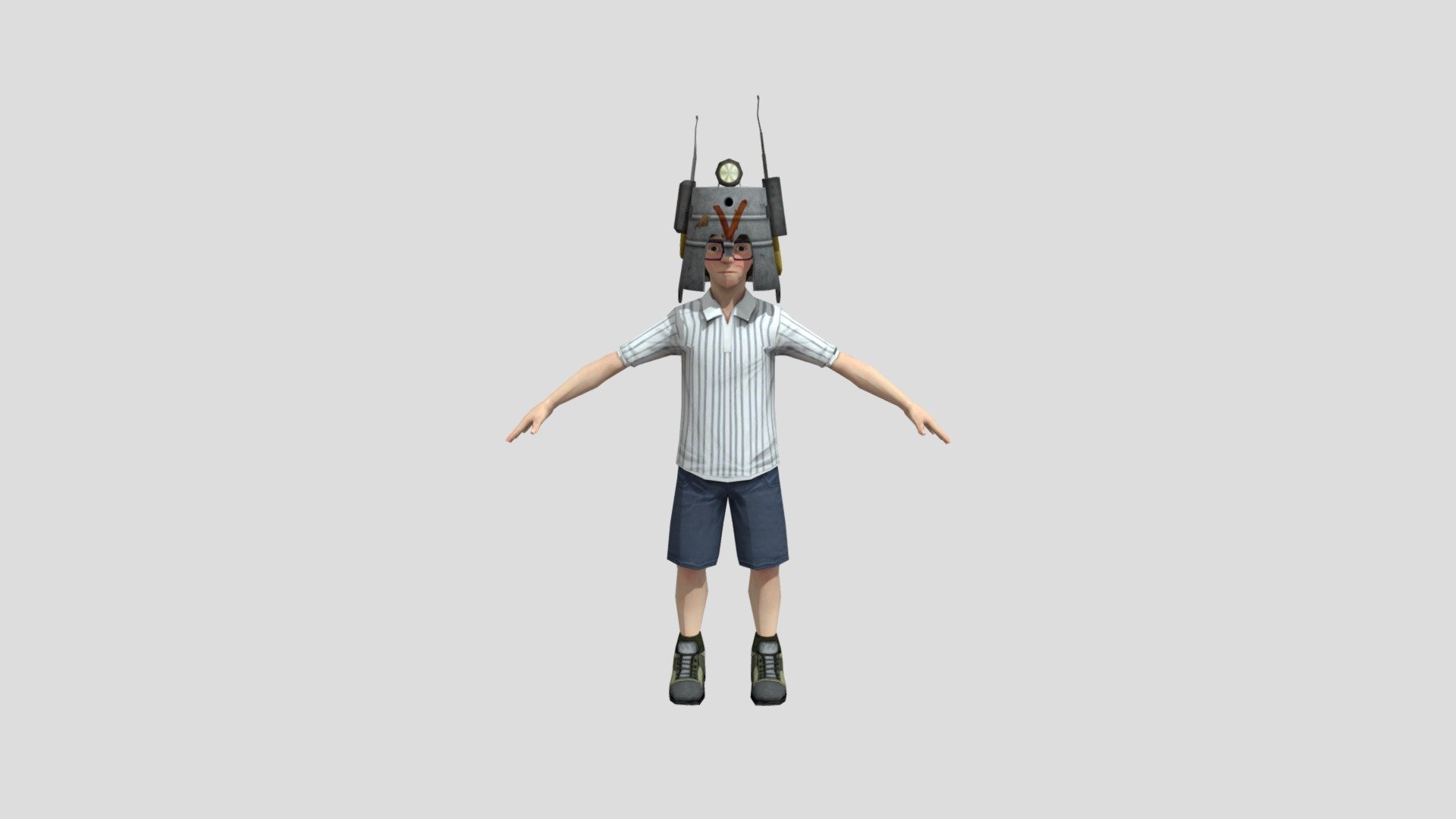 Ice Scream Horror Game: Mike with helmet - Download Free 3D model by  EWTube0 (@EWTube0) [e171296]