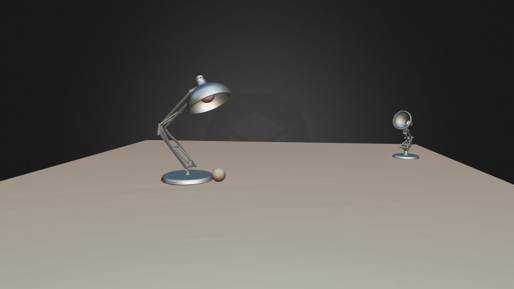 Luxo Jr. (1986) – Pixar Scene Recreation