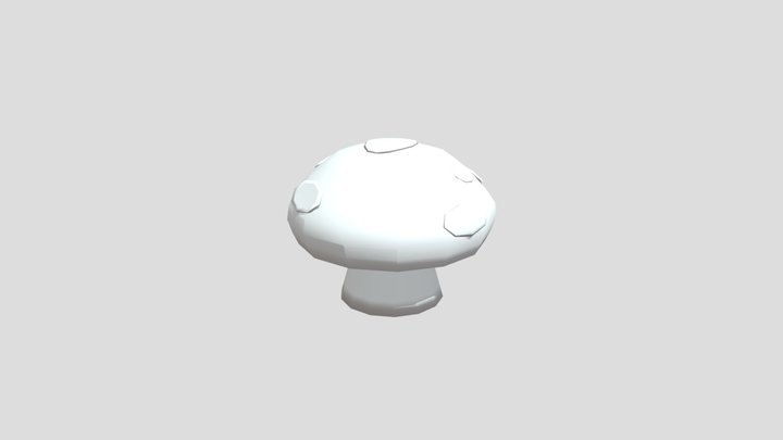 Happy Mushroom 3D Model