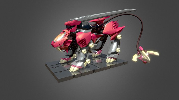 Zoids (Knockoff) Neko Liger 3D Model