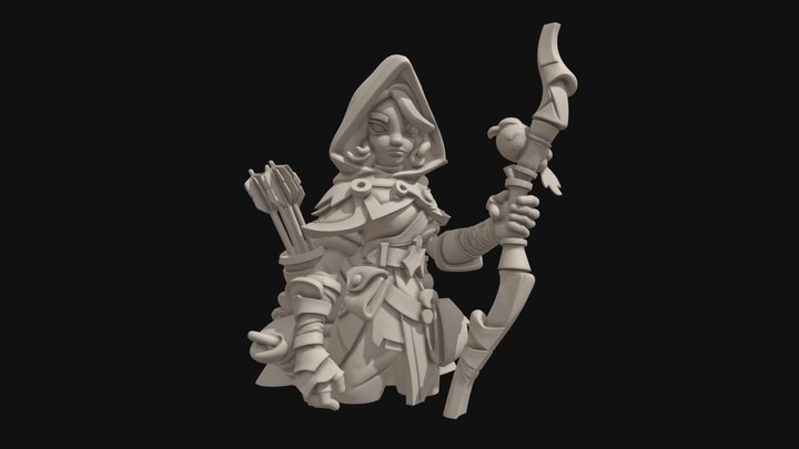 Arcane Ranger — 3D Printing Miniature