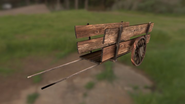Medieval wagon 3D Model
