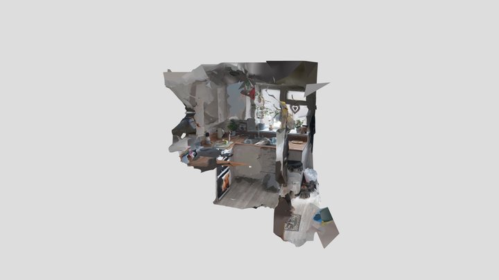 North Walsham 3D Scan Kitchen 3D Model