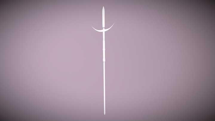 Japanese yari spear 3D Model