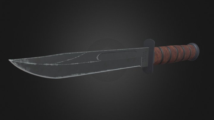 USMC Ka Bar 3D Model