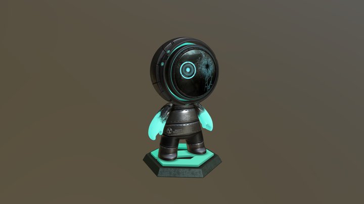 Neon Boy 3D Model