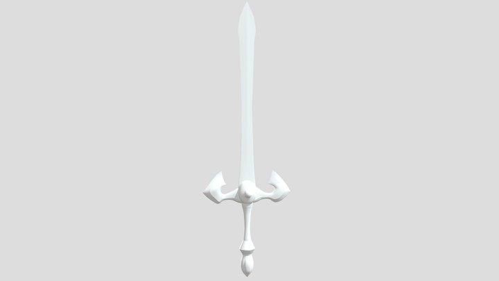 Falchion_ High_poly 3D Model