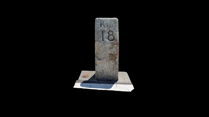 Milestone Klausenpass Km 18 von Altdorf – Free 3D Model STL