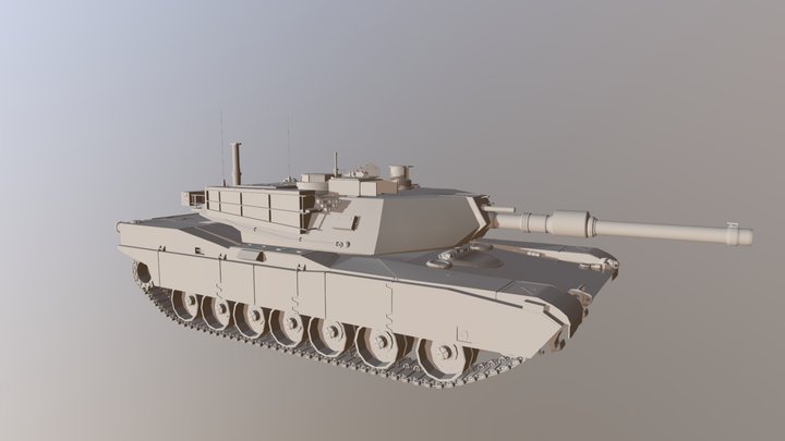 M1a2 Abrams 3D Model