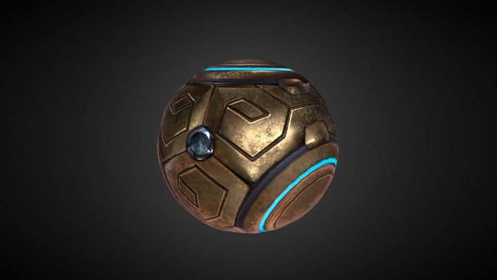 Zenyatta Orb Fan Art 3D Model