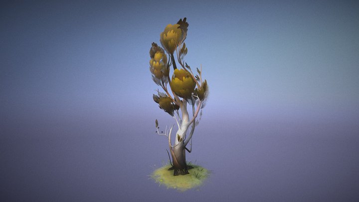 The Poplar Tree 3D Model