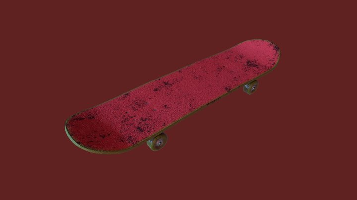 Patineta Sandía 3D Model