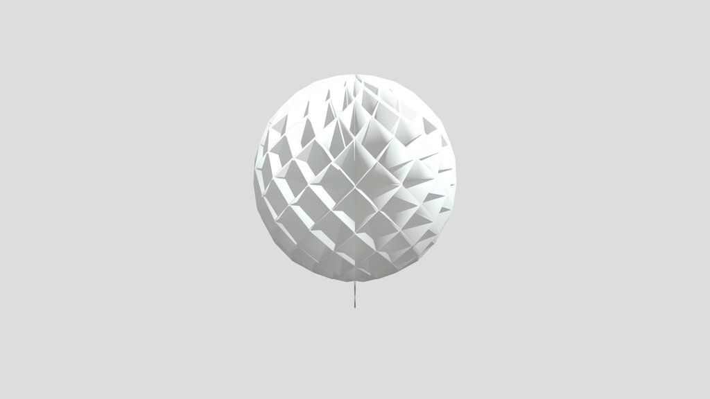 Christmas Origami Deco Circle Ornament
