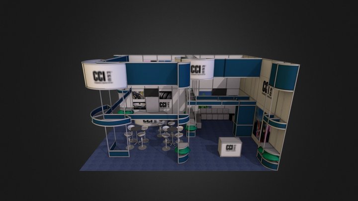 Stand 9x6 3D Model