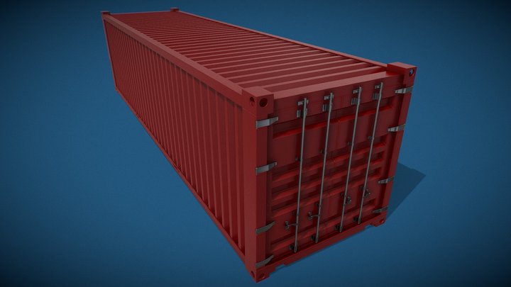 Cargo Container Long – Free 3D Model STL