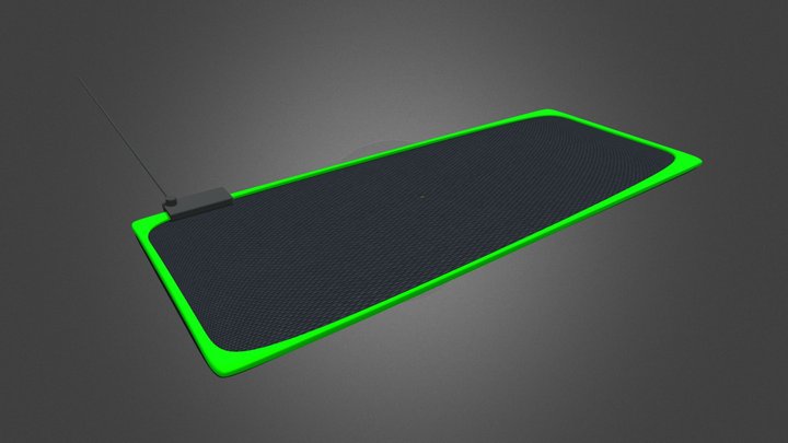 Razer Extended Mousepad 3D Model